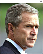 President George W Bush