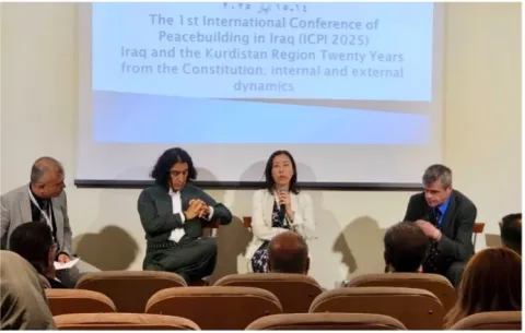 イラク：International Conference on Peacebuilding in Iraqに参加
